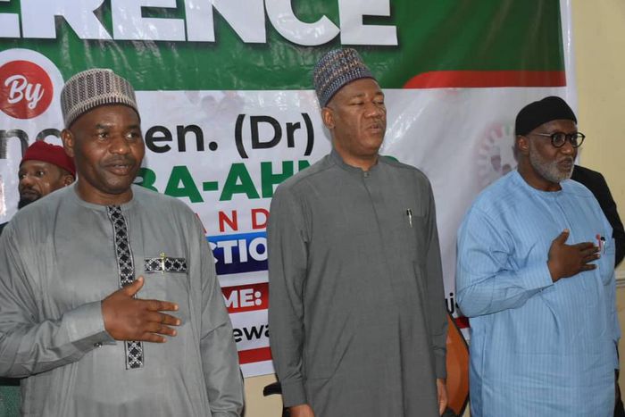 Datti and some executives of the party