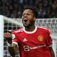 Super sub: Fred came off the bench to score for Manchester United
