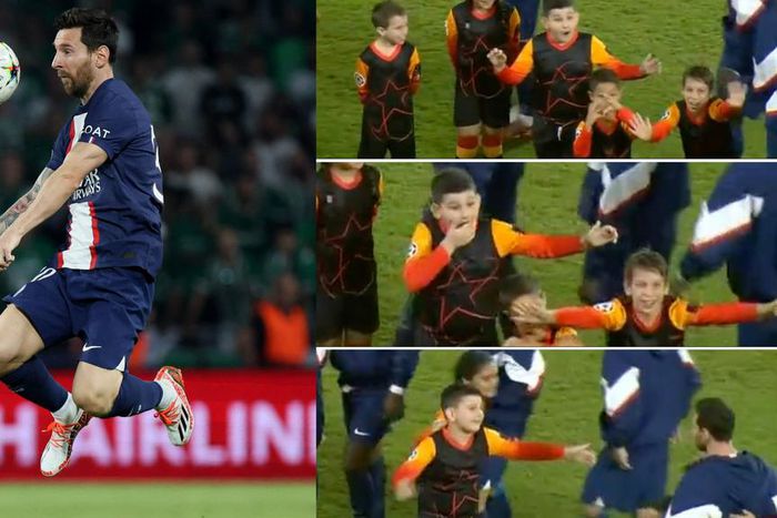 Kids' reaction to meeting Lionel Messi in Israel is priceless