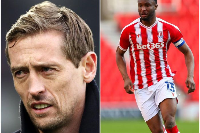 Former England international Peter Crouch has admitted that his foul against John Obi Mikel was a bad one