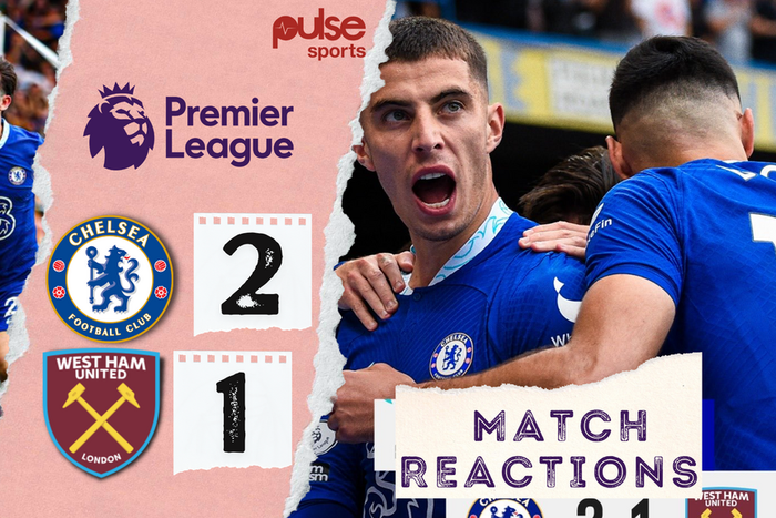 Social media reactions to Chelsea's 2-1 win over West Ham