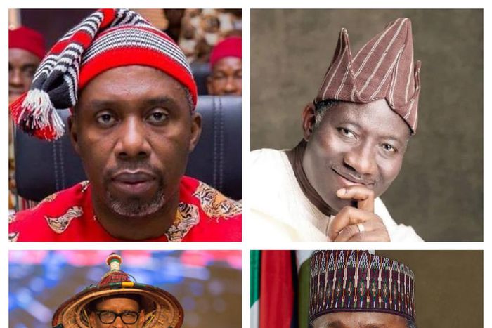 African men compliment their outfits with caps