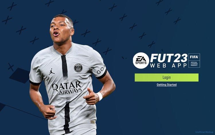 FUT 23 Web App (screenshot)