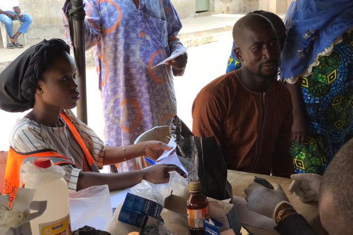 Feed The Vulnerable Families volunteers during the foundation's medical outreach.