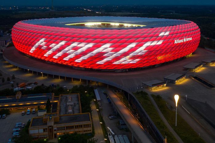Bayern Munich continue to treat Sadio Mane as a king by adorning their elegant stadium in his name.