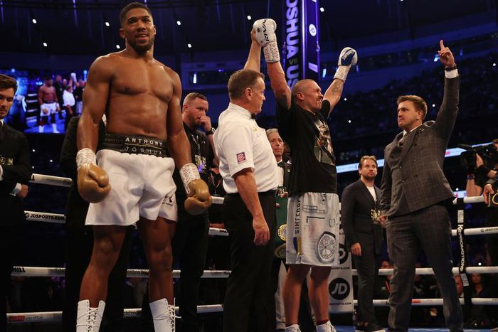 Anthony Joshua lost a unanimous points decision to Oleksandr Usyk