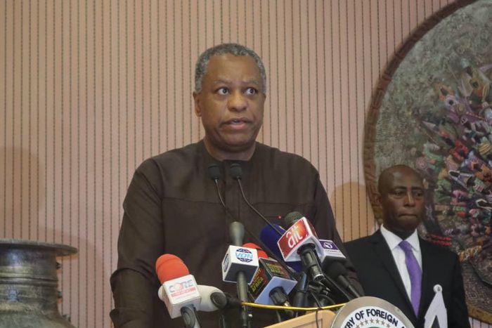 The Minister of Foreign Affairs, Geoffrey Onyeama. [Twitter/@GeoffreyOnyeama]