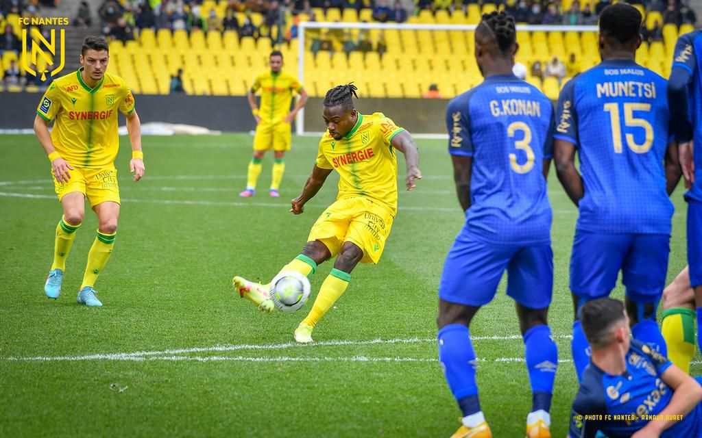 Moses Simon scored a truly worthy match winner against Reims