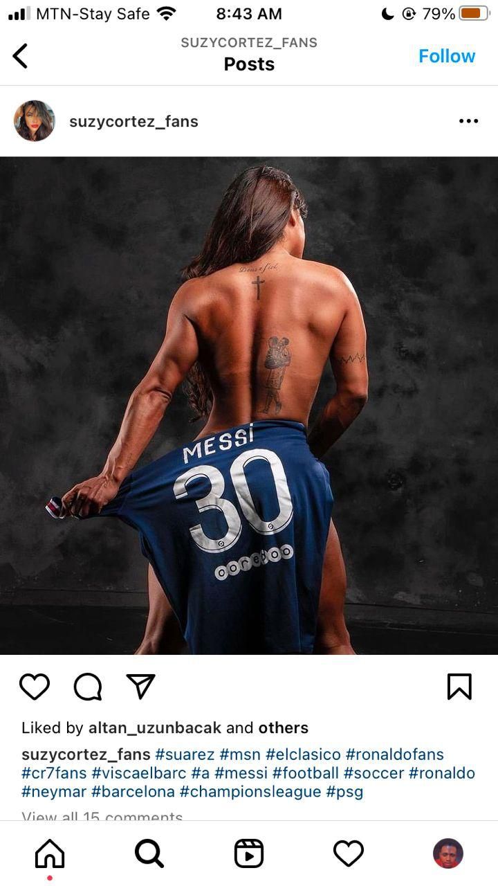 Cortez is a huge fan of former Barcelona and current PSG star Lionel Messi