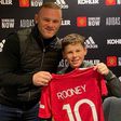 Wayne Rooney and his son Kai