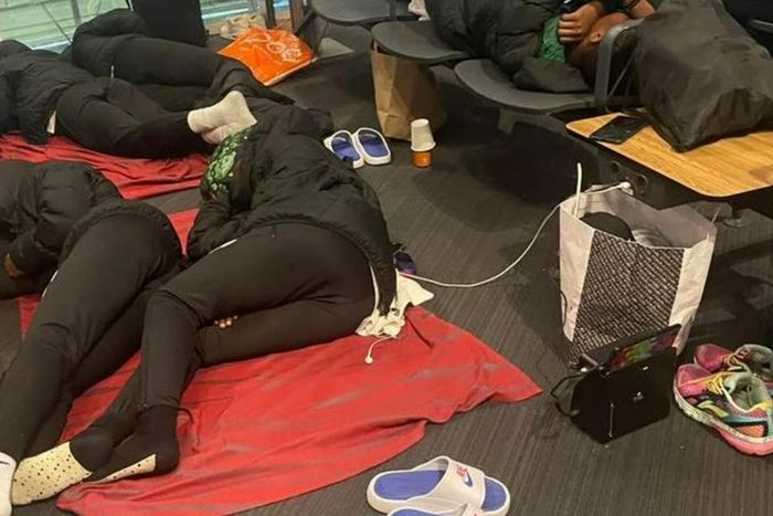Falconets sleep on Turkey airport floor on return to Nigeria [Colin Udoh]