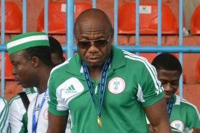 Nigeria's 1994 Nations Cup goal hero, Emmanuel Amuneke, current coach of the Golden Eaglets