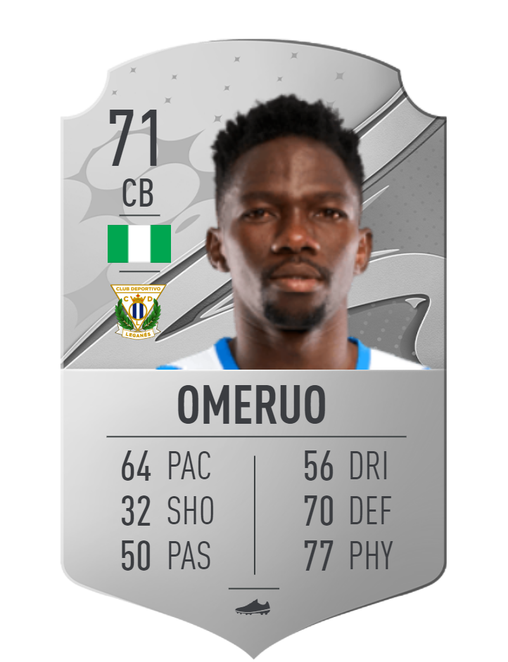 Kenneth Omeruo FIFA 23 OVR