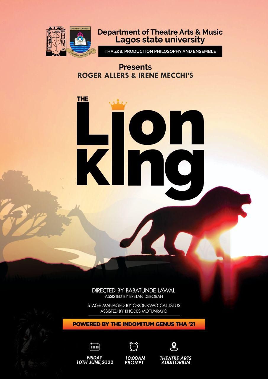 A review of LASU final year students' staging of the Lion King: A review