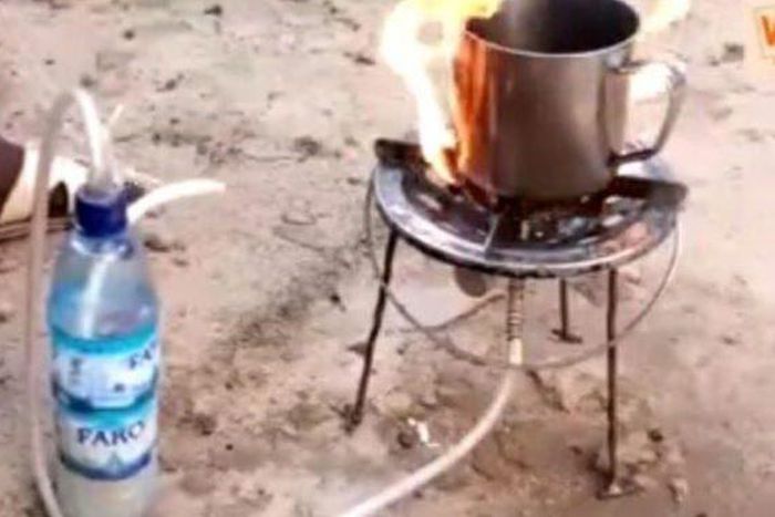 Nigerian man, Hadi Usman invents cooking stove that uses water and air pressure to generate fire