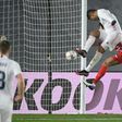 Casemiro (R) headed Real Madrid into the lead
