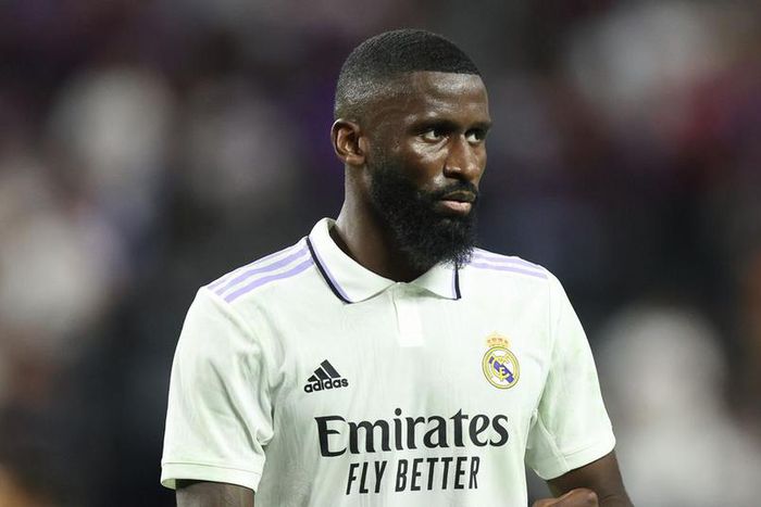 Antonio Rudiger played at left-back for Real Madrid in their friendly pre-season loss to Bracelona
