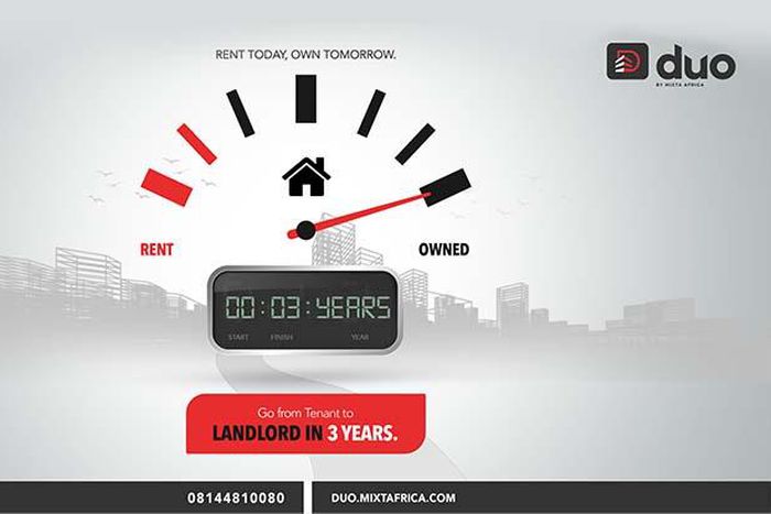 Become a landlord through rent - Mixta Africa presents DUO (Rent to own scheme)