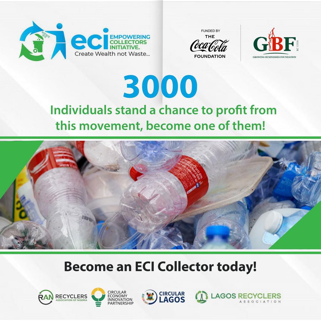 The Coca-Cola Foundation awards grant to GBF to Launch Empowering Collector Initiative (ECI) to create sustainable and viable plastic waste ecosystem in Nigeria