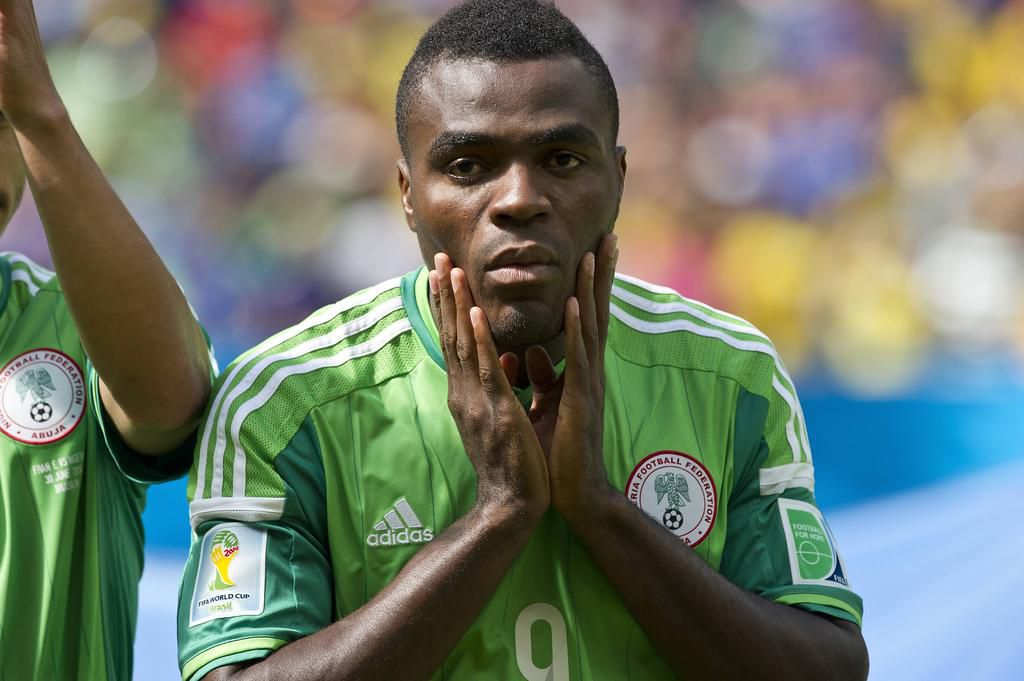 Emmanuel Emenike is in pain at the hospital