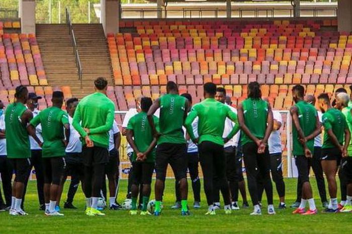 Super Eagles in Abuja
