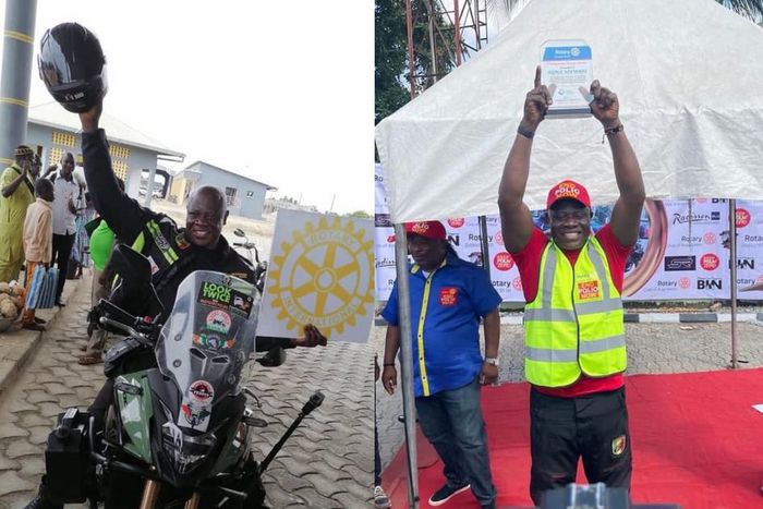 Kunle Adeyanju: Meet the biker who rode from London to Lagos