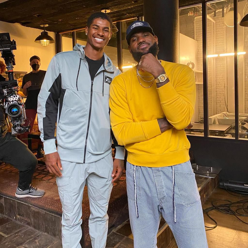 Marcus Rashford talks racism and rivalry with LeBron James