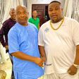Governor Hope Uzodinma of Imo State and Cubana Chief Priest (Akelicious)