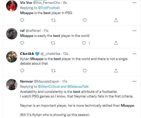 Tweets about Mbappe