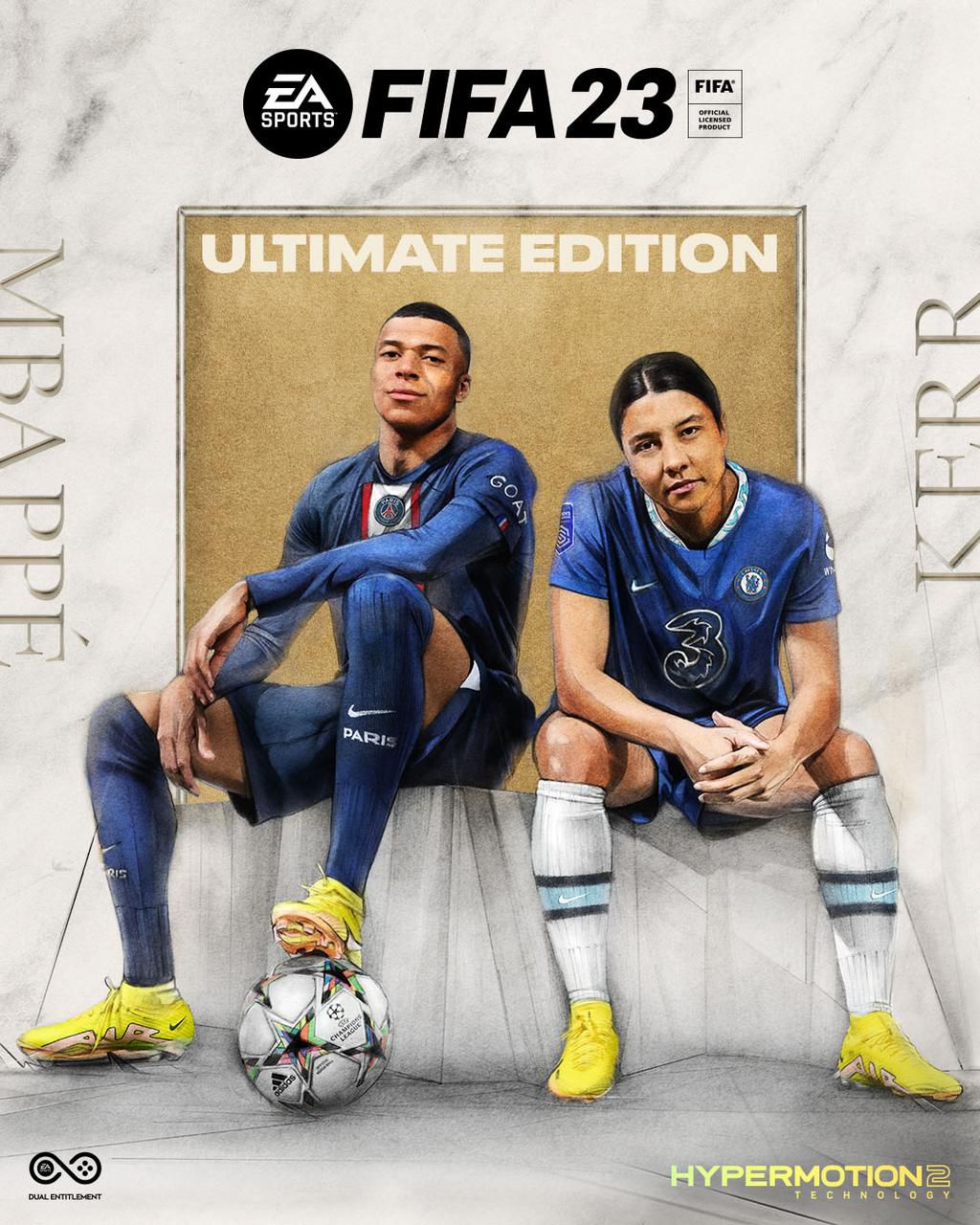 Sam Kerr and Kylian Mbappe are FIFA 23 cover stars