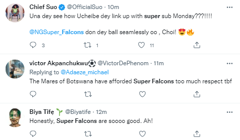 Reactions as Nigeria beats Botswana 2-0 in 2nd group game