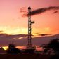 An oil rig used in drilling at the Ngamia-1 well on Block 10BB, in the Lokichar basin, which is part of the East African Rift System, is seen in Turkana County, in this undated handout photograph. Kenya announced on March 26, 2012, its first oil discov...