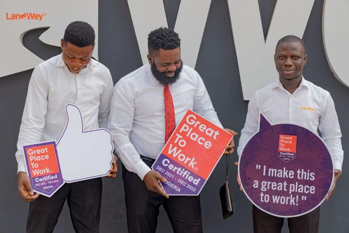 LandWey joins Deloitte, Sterling bank, others as great place to work® certified