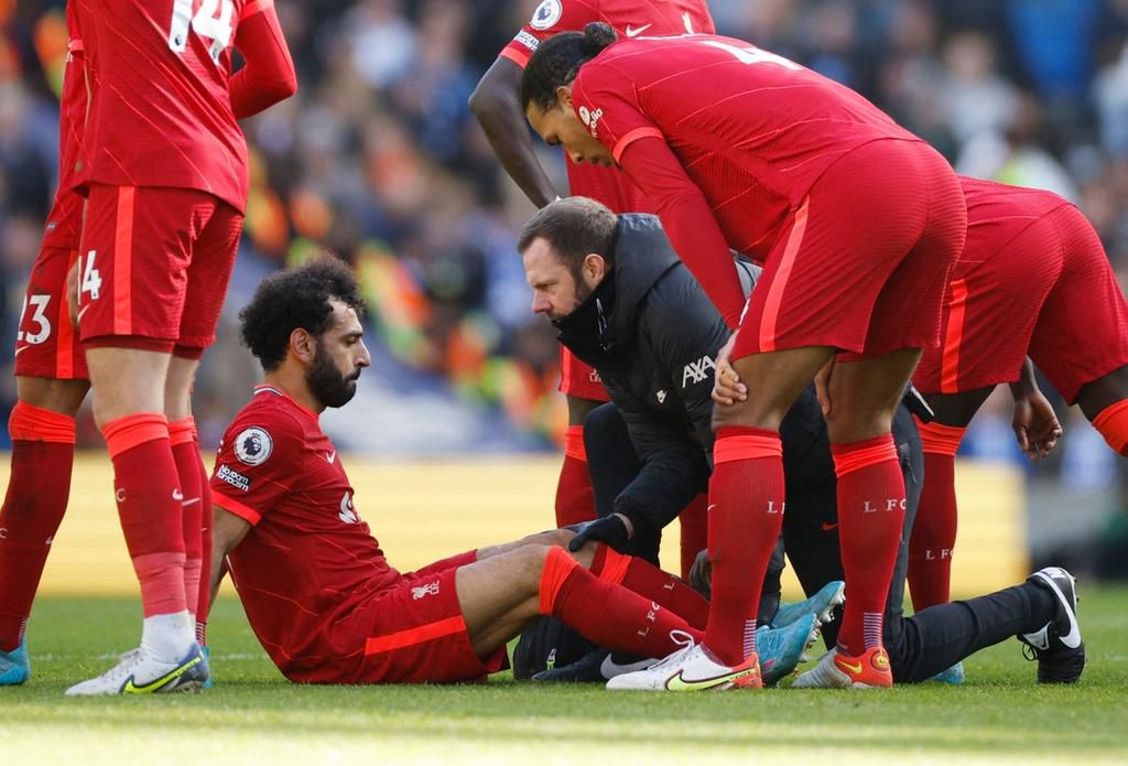 Mohamed Salah is now in doubt for Liverpool's game against Arsenal