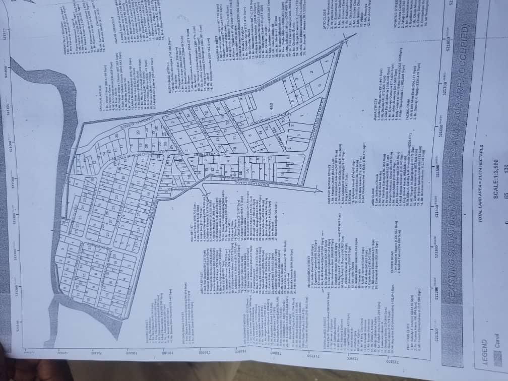A survey detail of communities allegedly belonging to LASU but sold to landlords by purported landowners. (Pulse)
