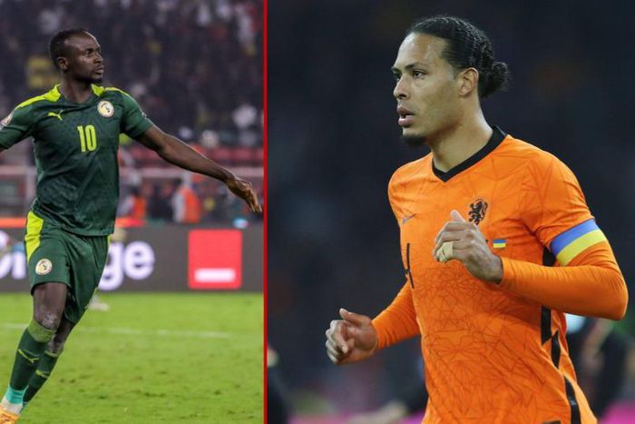Sadio Mane and Virgil Van Dijk will face off in Group A at the 2022 FIFA World Cup