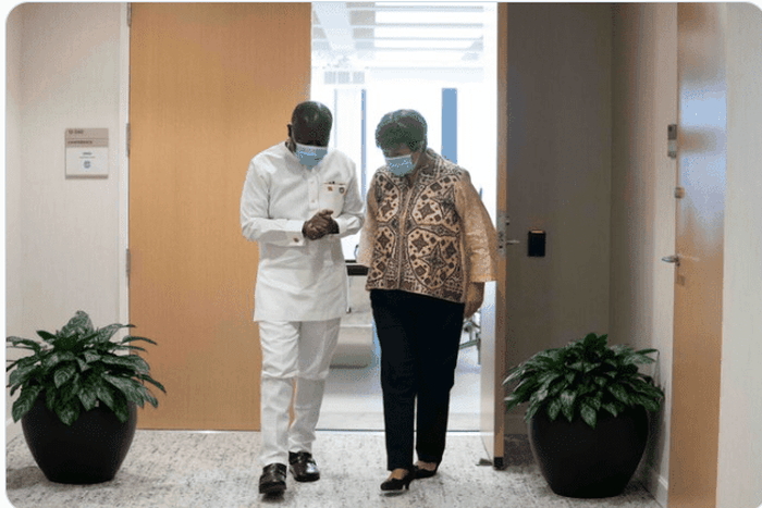 Ofori-Atta and Kristalina Georgieva