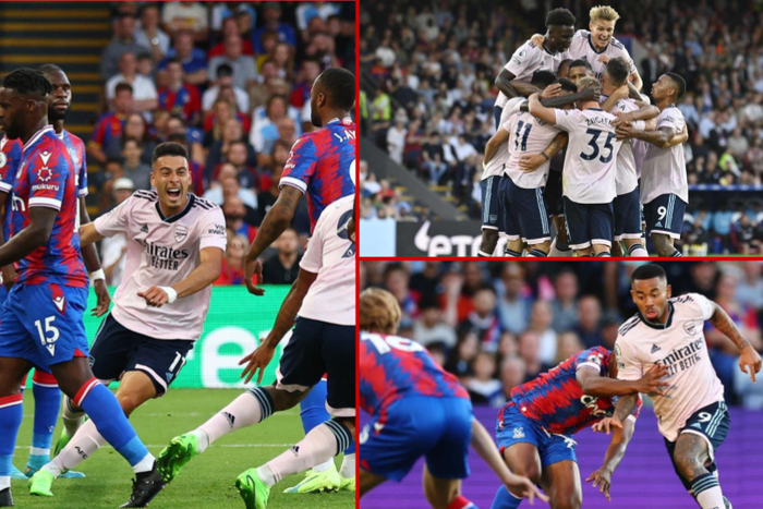 Arsenal defeated Crystal Palace in the first game of the 2022/23 Premier League season