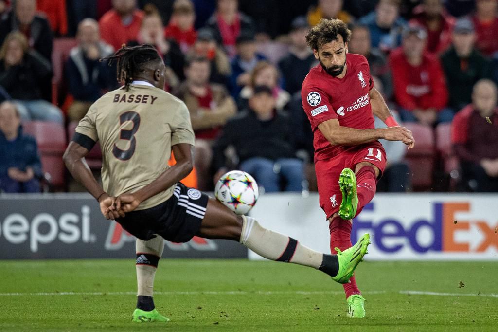 Calvin Bassey held his own quite well for Ajax against Liverpool