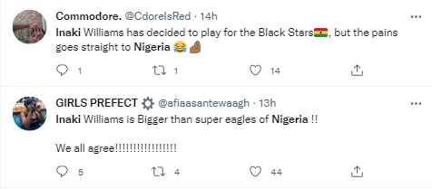 Reactions as Inaki Williams dumps Spain for Black Stars of Ghana