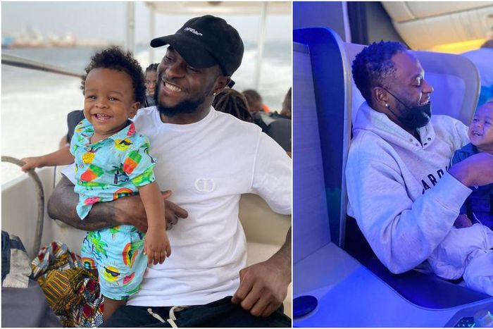 Victor Moses celebrates as son Caiyro turns 1