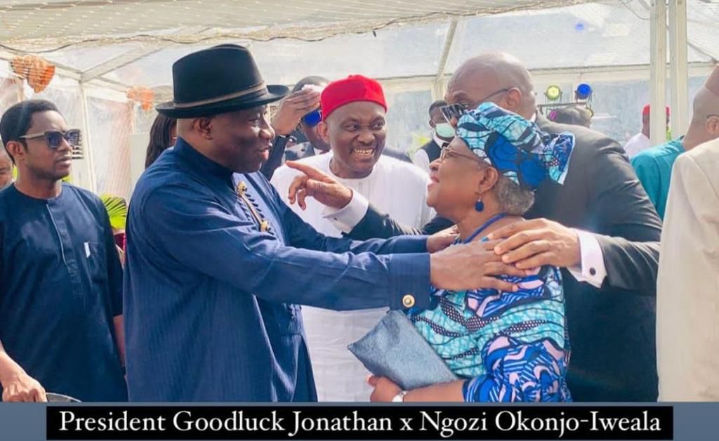 The Elumelus party after receiving the national awards. [Instagram:Elumelu]