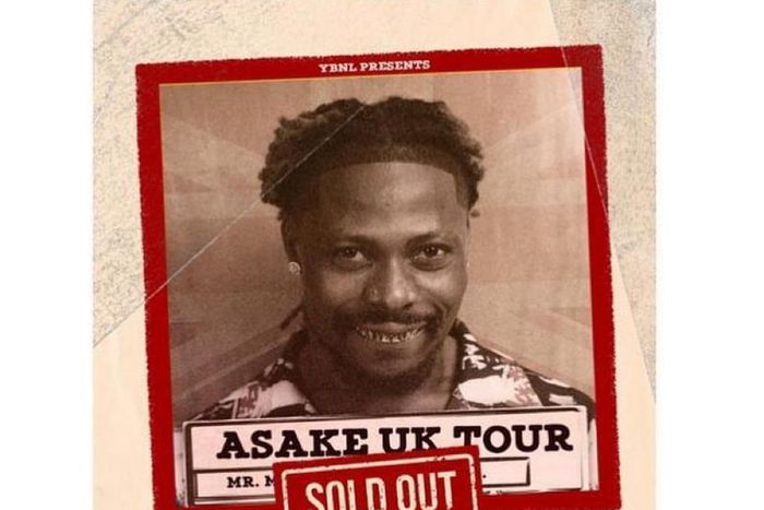 Asake sells out 02 in 5 minutes