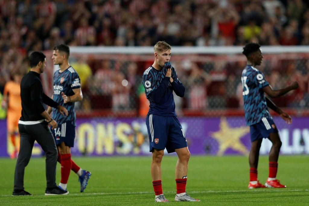 Arsenal lost their opening Premier League match 2-0 at newly-promoted Brentford