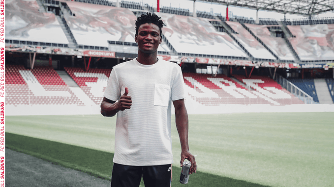 Samson Tijani (Twitter/FC Red Bull Salzburg )