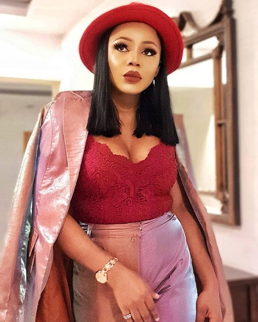 One video that would get a lot of people in their feelings today is definitely going to be that of BBNaija's Ifu Ennada crying as she quits her skincare business. [Instagram/IfuEnnada]
