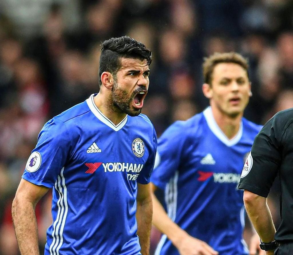 Diego Costa (left) and Nemanja Matic.