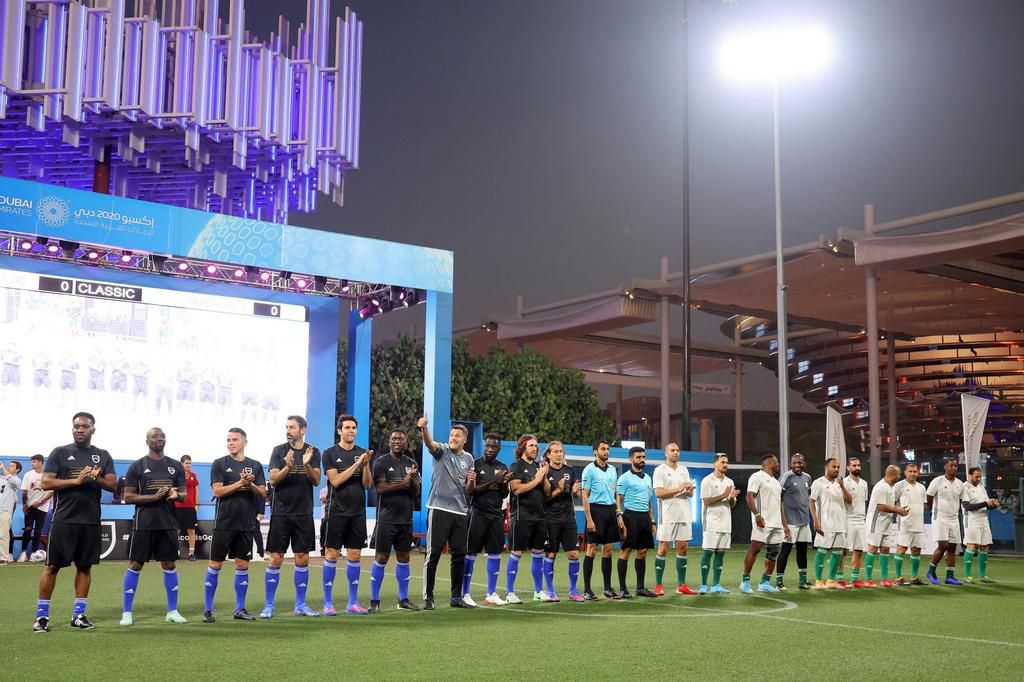 Okocha shined for the World Classic team against Abraham Accords in Dubai