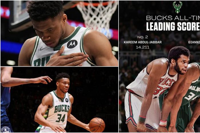 Giannis Antetokounmpo becomes Milwaukee Bucks all-time leading scorer