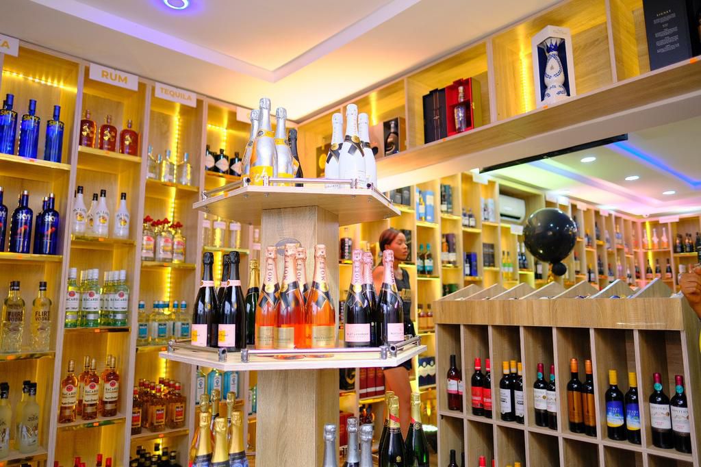 Cocktails, premium drinks, vibes and happy faces at the grand opening of the ultra premium liquor store, liquor emporium